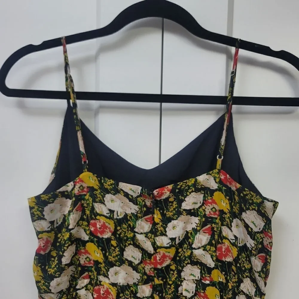 J.CREW Mercantile Sweet Pea Tiered Floral Chiffon Maxi Dress, Size 6